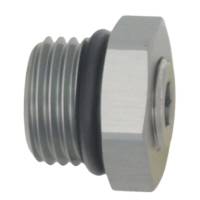 DeatschWerks 6-02-0730 DeatschWerks 6AN ORB Male Plug Fitting with 1/8in NPT Gauge Port - Anodized DW Titanium