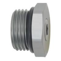 DeatschWerks 6-02-0731 DeatschWerks 8AN ORB Male Plug Fitting with 1/8in NPT Gauge Port - Anodized DW Titanium
