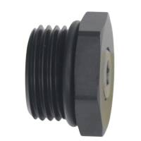 DeatschWerks 6-02-0731-B DeatschWerks 8AN ORB Male Plug Fitting with 1/8in NPT Gauge Port - Anodized Matte Black