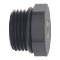 DeatschWerks 6-02-0732-B DeatschWerks 10AN ORB Male Plug Fitting with 1/8in NPT Gauge Port - Anodized Matte Black
