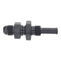 DeatschWerks 6-02-0739-B DeatschWerks 6AN Male Flare to Straight 5/16in Single Hose Barb - Anodized Matte Black