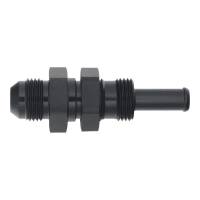 DeatschWerks 6-02-0740-B DeatschWerks 8AN Male Flare to Straight 3/8in Single Hose Barb - Anodized Matte Black