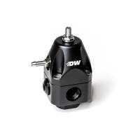 DeatschWerks 6-1002-FRB DeatschWerks DWR1000c Adjustable Fuel Pressure Regulator Dual 6AN Inlet and 6AN Outlet - Black