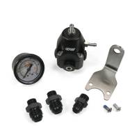 DeatschWerks 6-1002-FRB-86 DeatschWerks DWR1000C AFPR + Pressure Gauge + 6AN & 8AN fittings - Anodized Black