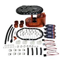 DeatschWerks 6-201-20FST DeatschWerks 2.0L Staged Fuel Cell Surge Tank (Includes 4 DW200 Fuel Pumps)