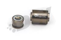 DeatschWerks 8-03-070-100K DeatschWerks Stainless Steel 8AN 100 Micron Universal Inline Fuel Filter Housing Kit (70mm)