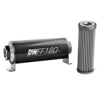 DeatschWerks - DeatschWerks 8-03-160-040K DeatschWerks Stainless Steel 8AN 40 Micron Universal Inline Fuel Filter Housing Kit (160mm) - Image 2