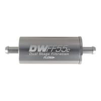 DeatschWerks 8-03-55C-010K DeatschWerks 5/16in 10 Micron 55mm In-Line Fuel Filter Kit