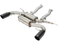 aFe - aFe 49-36327-B aFe MACHForce XP 2.5in Axle Back Stainless Exhaust w/ Black Tips 07-13 BMW 335i 3.0L L6 (E90/92) N55 - Image 2