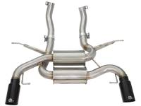 aFe - aFe 49-36327-B aFe MACHForce XP 2.5in Axle Back Stainless Exhaust w/ Black Tips 07-13 BMW 335i 3.0L L6 (E90/92) N55 - Image 5