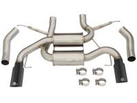 aFe - aFe 49-36327-B aFe MACHForce XP 2.5in Axle Back Stainless Exhaust w/ Black Tips 07-13 BMW 335i 3.0L L6 (E90/92) N55 - Image 6