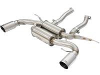aFe - aFe 49-36327-P aFe MACHForce XP 2.5in Axle Back Stainless Exhaust w/ Polished Tips 07-13 BMW 335i 3.0L L6 (E90/92) - Image 2