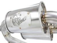 aFe - aFe 49-36327-P aFe MACHForce XP 2.5in Axle Back Stainless Exhaust w/ Polished Tips 07-13 BMW 335i 3.0L L6 (E90/92) - Image 5
