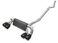 aFe 49-36330-1B aFe 16-18 BMW M2 L6-3.0L MACH Force-Xp 3in to 2.5in 304 SS Cat-Back Exhaust System-Quad Black Tips