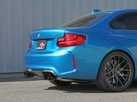 aFe - aFe 49-36330-1B aFe 16-18 BMW M2 L6-3.0L MACH Force-Xp 3in to 2.5in 304 SS Cat-Back Exhaust System-Quad Black Tips - Image 2