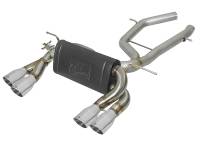 aFe 49-36338-P aFe MACH Force-Xp 2-1/2in SS Axle Back Exhaust w/Polished Tips 15+ BMW M3/M4 (F80/F82) L6 3.0L (tt)