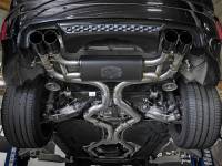 aFe - aFe 49-36341-B aFe MACH Force-Xp 3.5in. 304 SS C/B Exhaust System 15-18 BMW X5 M (F85) V8-4.4L (tt) - Black Tip - Image 2