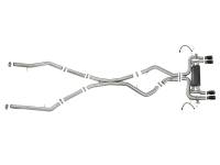 aFe - aFe 49-36341-B aFe MACH Force-Xp 3.5in. 304 SS C/B Exhaust System 15-18 BMW X5 M (F85) V8-4.4L (tt) - Black Tip - Image 7