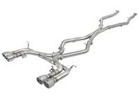 aFe 49-36342-P aFe MACH Force-Xp 3.5in. 304 SS C/B Exhaust w/o Muffler 15-18 BMW X5 M V8-4.4L (tt) - Polished Tip