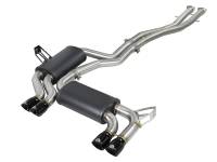 aFe 49-36344-B aFe MACH ForceXP 2.5 IN 304 Stainless Steel Cat-Back Exhaust System w/ Black Tips 01-06 BMW M3 (E46)