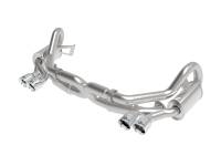aFe 49-36406-1P aFe MACHForce XP 12-16 Porsche 911 Carrera H6-3.8L SS-304 Cat-Back Exhaust w/ Polished Quad Tips