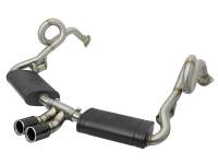 aFe 49-36415-C aFe MACHForce-Xp 2in 304 SS Cat-Back Exhaust w/Carbon Fiber Tips 13-16 Porsche Boxster 2.7L/3.4L