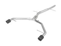 aFe 49-36419-C aFe 17-19 Audi A4 (L4-2.0L) MACH Force-Xp Stainless Steel Axle-Back Exhaust System - Carbon Tip