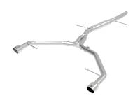 aFe 49-36419-P aFe MACHForce XP 3in-2.5in SS Exhaust Axle-Back 17-19 Audi A4 (B9) L4-2.0L (t) - Polished