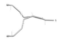aFe - aFe 49-36419-P aFe MACHForce XP 3in-2.5in SS Exhaust Axle-Back 17-19 Audi A4 (B9) L4-2.0L (t) - Polished - Image 6