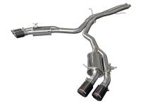 aFe 49-36427-C aFe 18-20 Audi RS5 Coupe MACH Force-Xp 3in to 2.5in 304 SS Axle-Back Exhaust System-Quad Carbon Tips