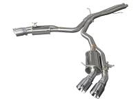 aFe 49-36427-P aFe 18-20 Audi RS5 Coupe MACH Force-Xp 3in to 2.5in 304 SS Axle-Back Exhaust System-Quad Polish Tips