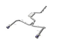 aFe 49-36432-L aFe 19-21 VW Jetta GLI (MKVII) L4-2.0L (t) MACH Force-Xp 304 SS Cat-Back Exhaust System Blue Tips