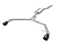 aFe 49-36437-B aFe MACH Force-Xp 13-16 Audi Allroad L4 SS Axle-Back Exhaust w/ Black Tips