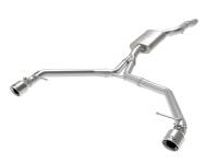 aFe 49-36437-P aFe MACH Force-Xp 13-16 Audi Allroad L4 SS Axle-Back Exhaust w/ Polished Tips