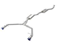 aFe 49-36438-L aFe MACH Force-Xp 13-16 Audi Allroad L4 SS Cat-Back Exhaust w/ Blue Flame Tips
