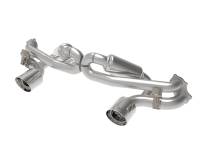 aFe 49-36443-P aFe MACHForce XP 2.25in-2.5in 304SS Exhaust Cat-Back 20-22 Porsche Cayman GT4 (718) - Polished Tips