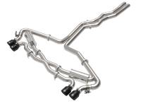 aFe 49-36448-B aFe 20-22 Audi RS6 Avant V8 4L (tt) MACH Force-Xp 3in to 2.5in 304 SS Cat-Back Exhaust w/ Black Tip