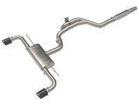 aFe 49-36451-C aFe Gemini XV 3in to 2 1/2in 304 SS Cat-Back Exhaust 22-23 Volkswagen GTI (MK8) 2.0L w/ Carbon Tips