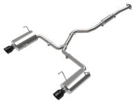 aFe 49-36804-B aFe Subaru Forester XT 14-18 H4-2.5L (t) Takeda 2-1/2in to 2-1/4in 304 SS Cat-Back- Black Tip