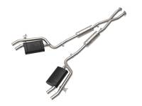 aFe 49-37025 aFe Gemini XV 2.5in 304 SS Cat-Back Exhaust w/Cut-Out 18-22 Kia Stinger V6 3.3L