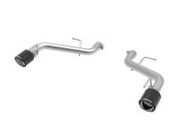 aFe 49-44118-C aFe POWER MACH Force-Xp 2.5in Axle-Back Exhaust System 16-20 Chevy Camaro SS V8 6.2L - Carbon Fiber