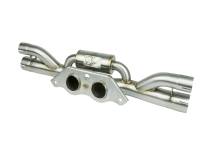 aFe 49C36434 aFe Power MACHForce XP 304 Stainless Secondary Muffler Delete Pipe 14-19 Porsche 911 GT3 3.8L/4.0L