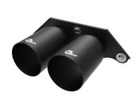 aFe 49C36435-B aFe Power Mach Force Xp 4in 304 SS Bolt-On Exhaust Tips Satin Black 14-19 Porsche 911 GT3 3.8L/4.0L