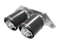 aFe 49C36435-C aFe Power Mach Force Xp 4in 304 SS Bolt-On Exhaust Tips Carbon Fiber 14-19 Porsche 911 GT3 3.8L/4.0L