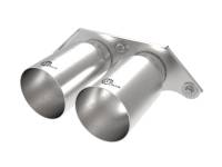 aFe 49C36435-H aFe Power Mach Force Xp 4in 304 SS Bolt-On Exhaust Tips Brushed 14-19 Porsche 911 GT3 3.8L/4.0L