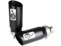 aFe 49C42073-B aFe MACH Force-XP 4-1/2in Steel OE Replacement Exhaust Tips - 2021+ Dodge Ram (5.7L V8) - Black