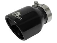 aFe 49T25404-B06 aFe MACH Force-Xp 409 SS Clamp-On Exhaust Tip 2.5in. Inlet / 4in. Outlet / 6in. L - Black