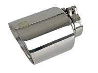 aFe 49T25454-P071 aFe MACH Force-Xp 2-1/2in 304 SS Clamp-On Exhaust Tip 2.5in In / 4.5in Out / 7in.L - Polished