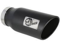 aFe 49T50701-B15 aFe MACH Force-XP 409 SS Right Side Single Wall Exhaust Tip 5in Inlet x 7in Outlet x 15in L