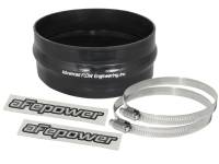 aFe 59-00053 aFe Magnum FORCE CAI Univ. Silicone Coupling Kit (6-1/4in. ID / 2-3/4in. L) Straight w/Hump - Black